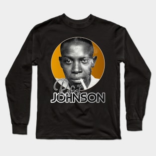 Retro Robert Johnson Gold Tribute Long Sleeve T-Shirt